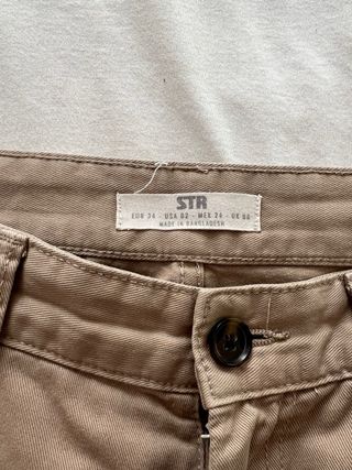 Pantalones cargo marrones talla 34