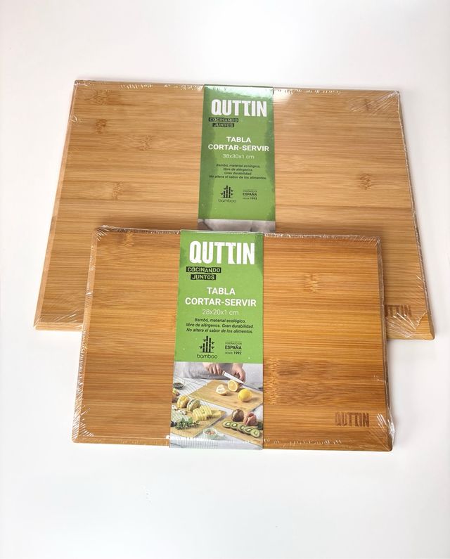 2 Taglieri in bambù per cucina