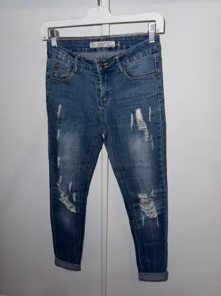 Pantalón vaquero Inside desgastado talla 38