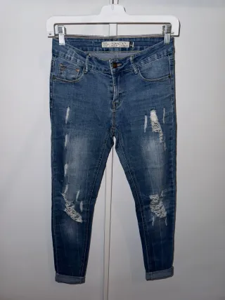 Pantalón vaquero Inside desgastado talla 38