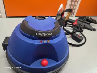 Vaporeta con plancha y accesorios