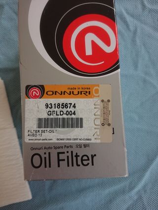 Opel astra filtro olio