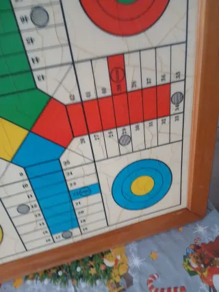 Tablero Parchís Antiguo Grande