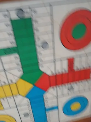 Tablero Parchís Antiguo Grande