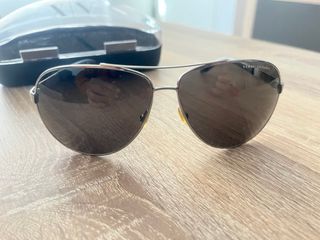 Gafas Armani Exchange Aviador Plata y Negro