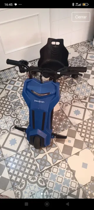 Triciclo eléctrico infantil hasta 70kg.