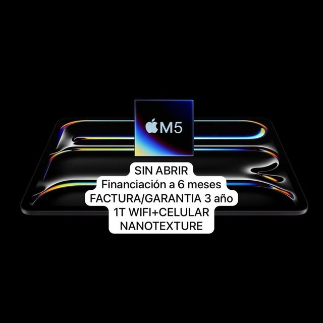 iPad Pro M5 13 1TB Celular NANOTEXTURE Precintado