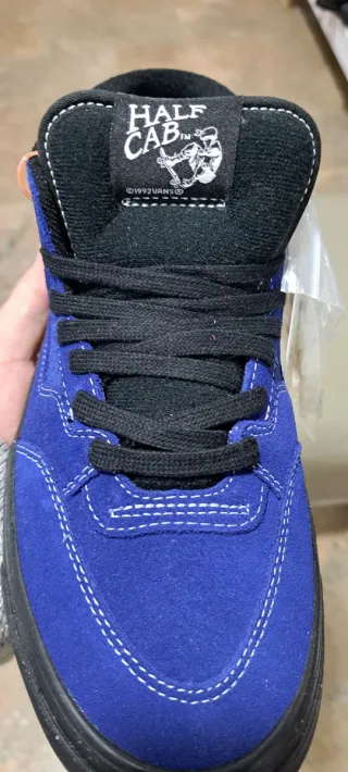 Vans Half Cab Azul y Negro