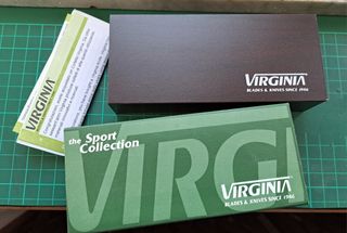 Coltello Virginia manico legno con astuccio