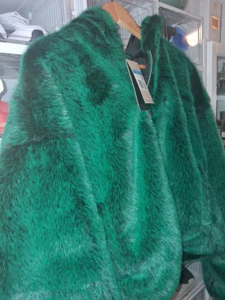 Chaqueta Jordan Verde Peluda