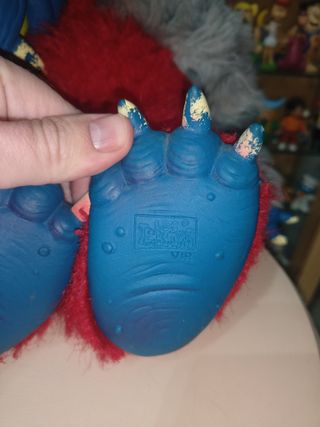 Antiguo muñeco Monstruo Temblors Vir años 80