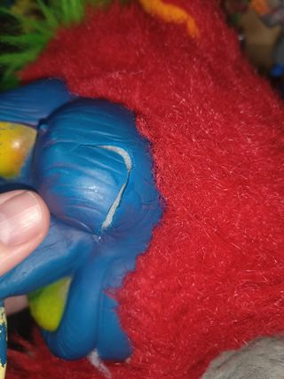 Antiguo muñeco Monstruo Temblors Vir años 80