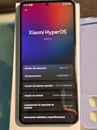 Xiaomi 13T Verde 8Gb RAM 256GB ROM