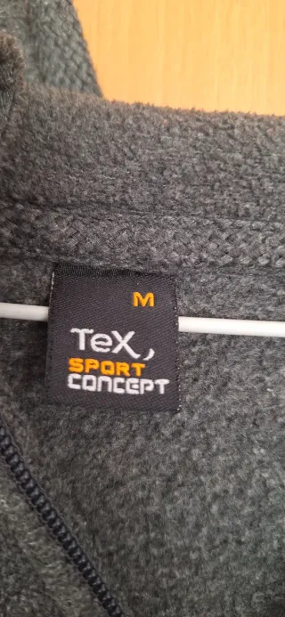 Chaqueta polar con capucha gris Talla M