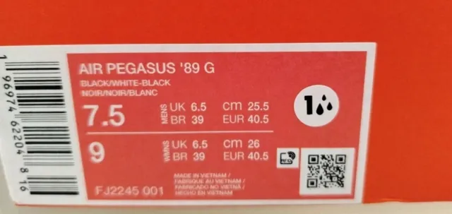 Nike Air Talla 40 Impermeables Negras