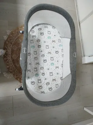 Cuna de viaje/colecho con estampado ositos