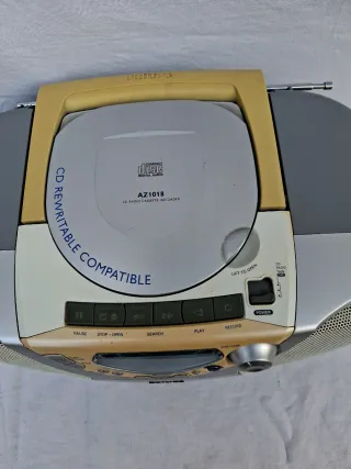 !OCASIÓN! Radio Cassette Philips AZ1018 CD Casette