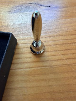 Campanita decorativa plateada