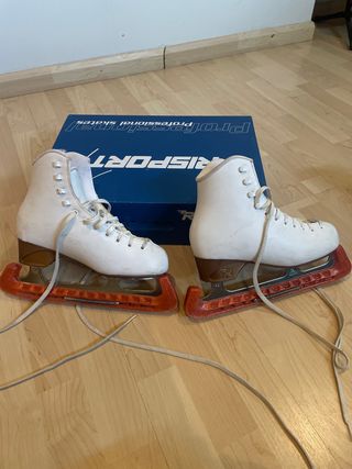 Patines sobre hielo Risport talla 255. poco usados