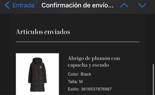 Plumas Ralph Lauren Mujer Talla M Negra.
