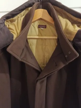 Abrigo Lana Stefanel Vintage Marrón