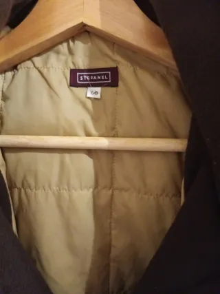 Abrigo Lana Stefanel Vintage Marrón