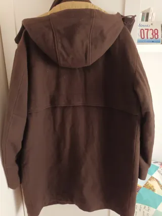 Abrigo Lana Stefanel Vintage Marrón