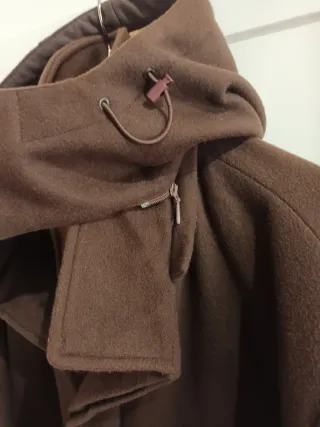 Abrigo Lana Stefanel Vintage Marrón