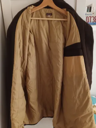 Abrigo Lana Stefanel Vintage Marrón