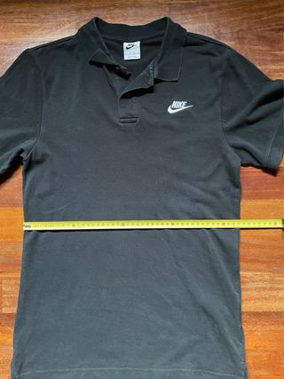 Polo Básico Nike Negro Talla S (100% Algodón)"