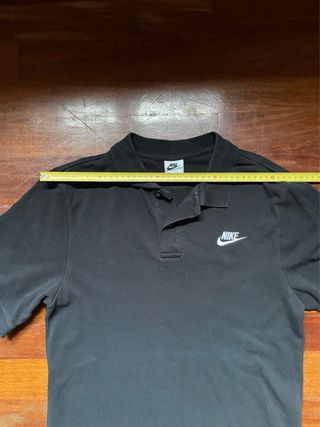 Polo Básico Nike Negro Talla S (100% Algodón)"