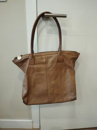 Bolso Pertegaz Piel Serpiente Beige