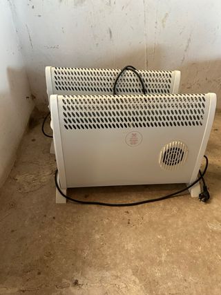Radiadores eléctricos blancos