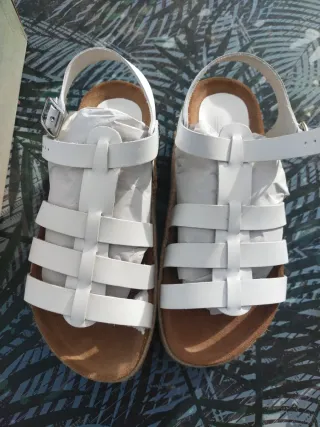 Sandalias Plataforma Esparto Mujer Talla 39