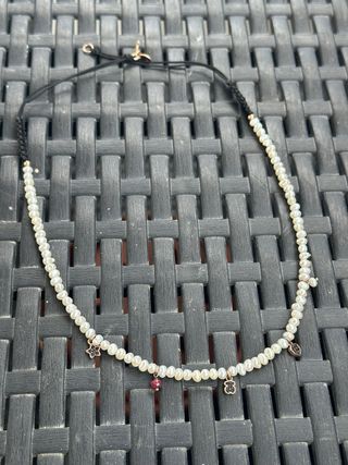 Collar Tous plata Perlas y rubí