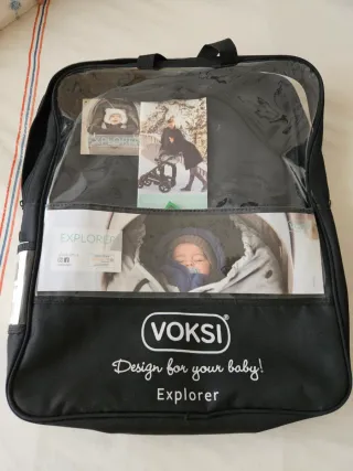 Saco de silla water repelent Volski Explorer, plum