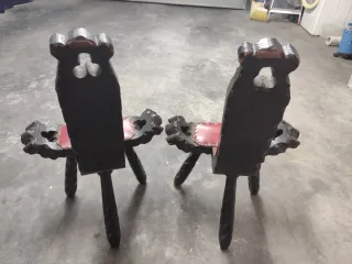 Juego de 2 Sillas Antiguas