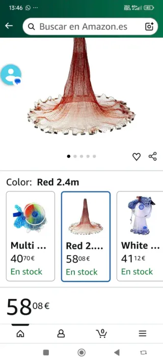 Red de pesca 3m diámetro