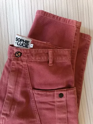 Sophie+Lucie Jeans Talle Alto Rosa