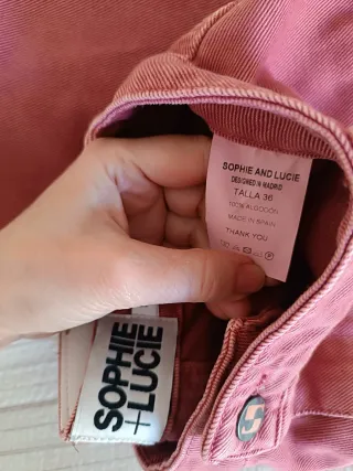 Sophie+Lucie Jeans Talle Alto Rosa