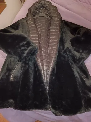 Chaquetón reversible negro