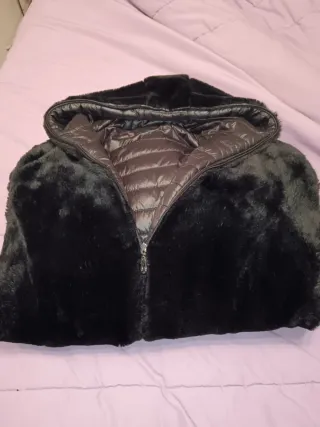 Chaquetón reversible negro