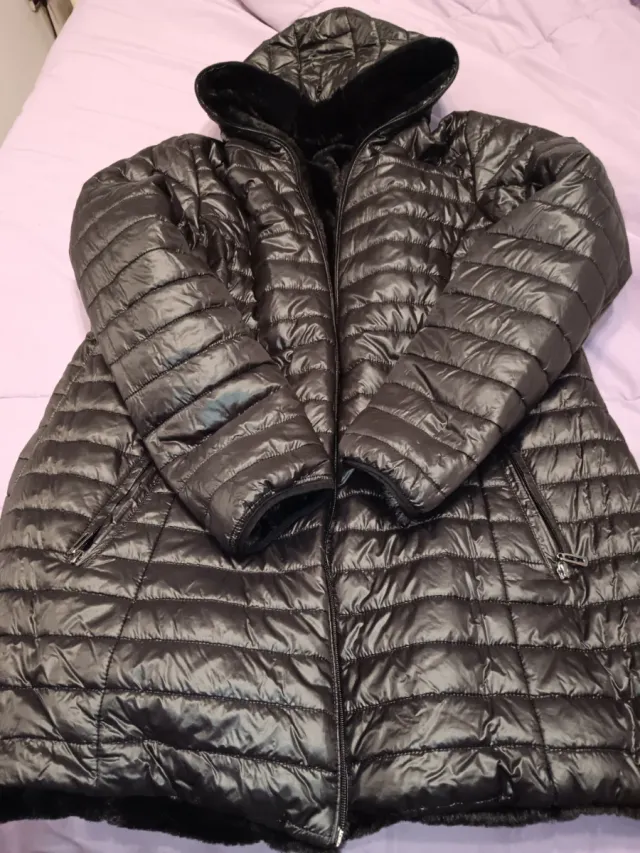 Chaquetón reversible negro