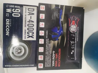 Lote Radio y Altavoces Conde DA-400CX