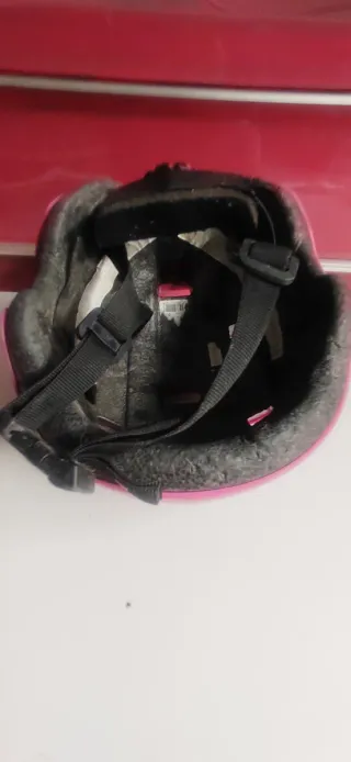 Casco rosa para niñas