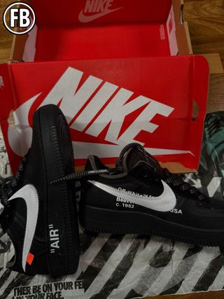 Nike Air Force 1 x Off-White nere
