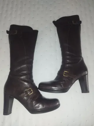 Botas altas piel Barrats