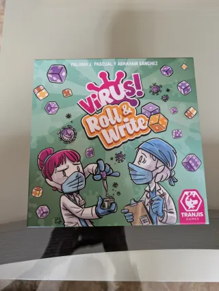 Juego de mesa Virus! Roll & Write