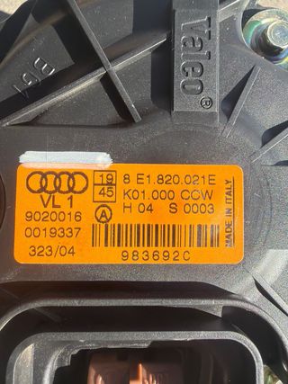 Ventilador Audi 8E1 820 021E Valeo