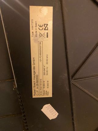 Ventilador para vitrocerámica Bosch